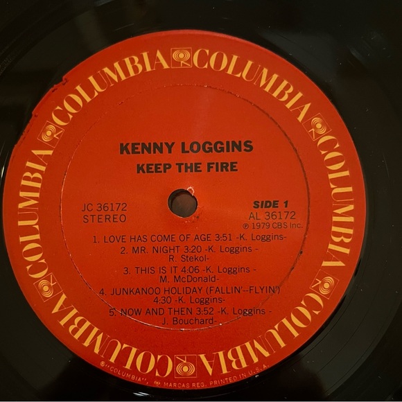 Vinyl Record KENNY LOGGINS ~KEEP THE FIRE~1979 - Picture 6 of 7